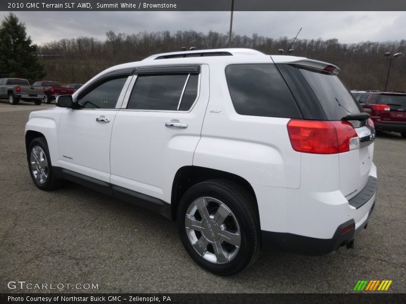 Summit White / Brownstone 2010 GMC Terrain SLT AWD