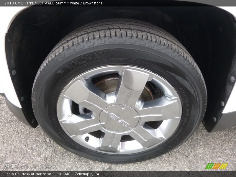 Summit White / Brownstone 2010 GMC Terrain SLT AWD