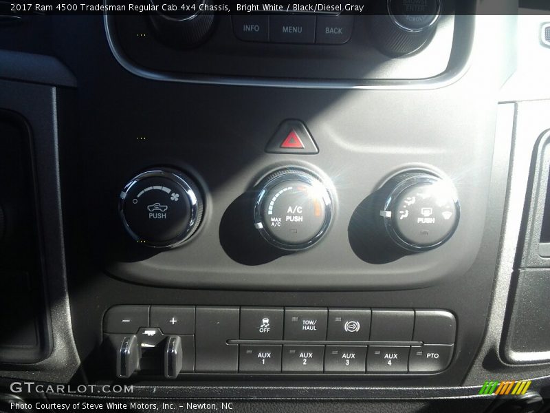 Bright White / Black/Diesel Gray 2017 Ram 4500 Tradesman Regular Cab 4x4 Chassis