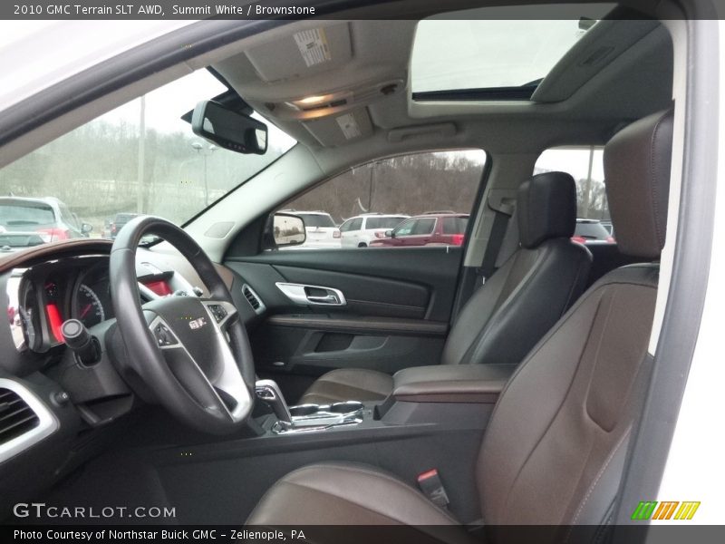Summit White / Brownstone 2010 GMC Terrain SLT AWD