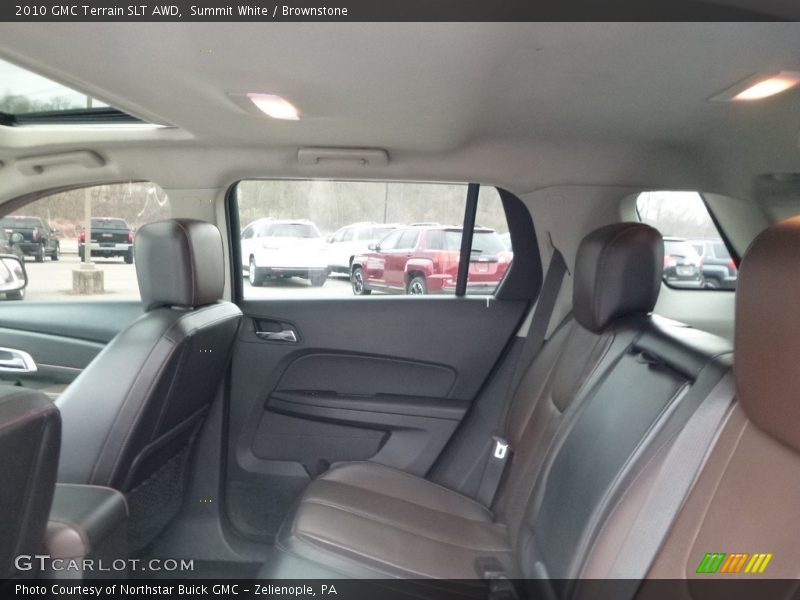 Summit White / Brownstone 2010 GMC Terrain SLT AWD