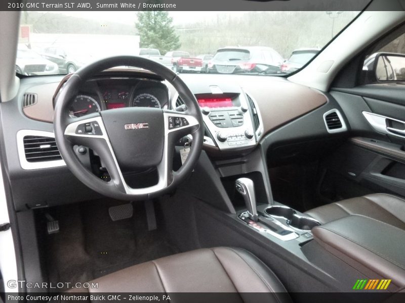 Summit White / Brownstone 2010 GMC Terrain SLT AWD