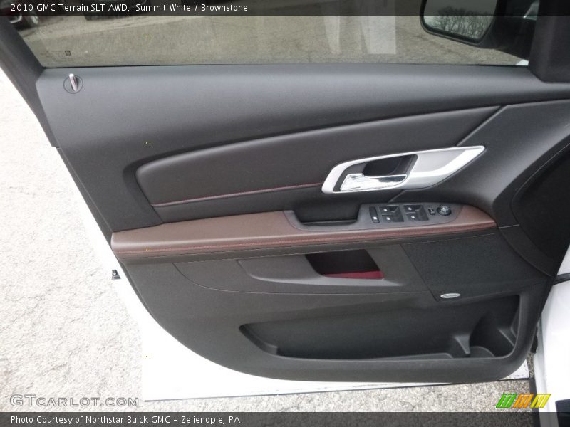 Summit White / Brownstone 2010 GMC Terrain SLT AWD
