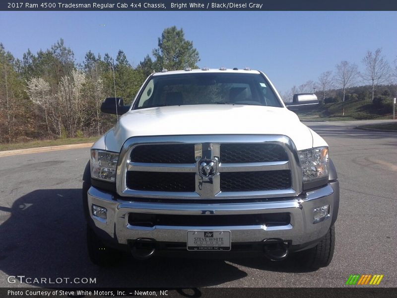 Bright White / Black/Diesel Gray 2017 Ram 4500 Tradesman Regular Cab 4x4 Chassis