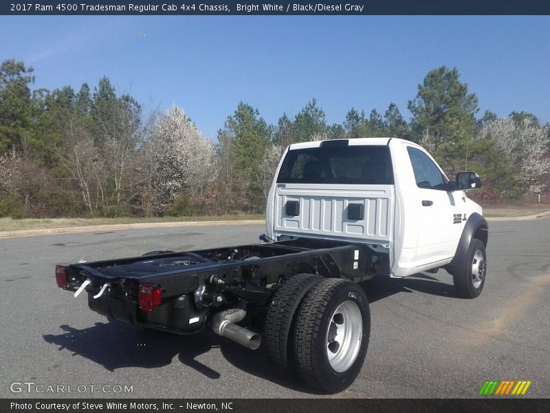 Bright White / Black/Diesel Gray 2017 Ram 4500 Tradesman Regular Cab 4x4 Chassis