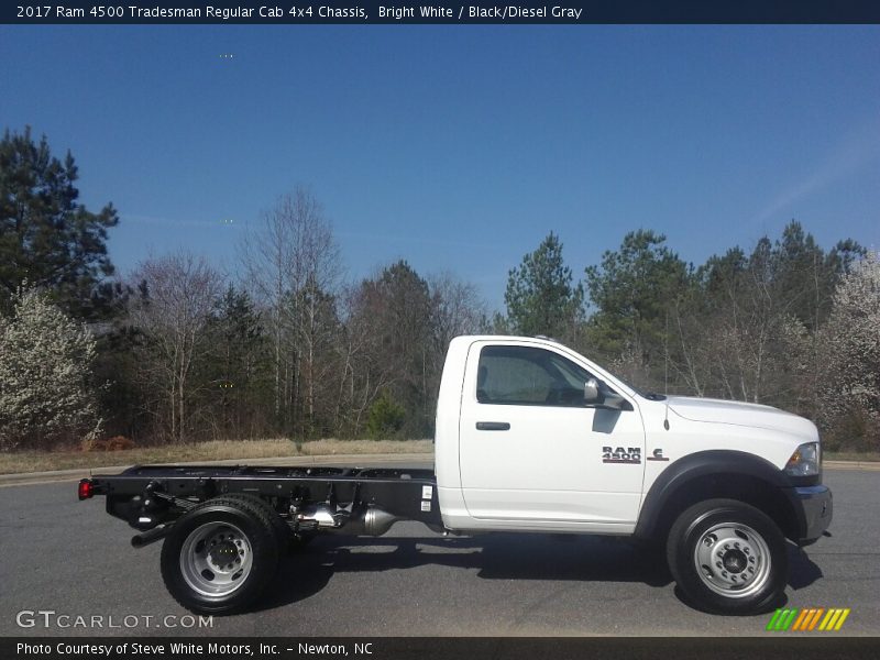 Bright White / Black/Diesel Gray 2017 Ram 4500 Tradesman Regular Cab 4x4 Chassis