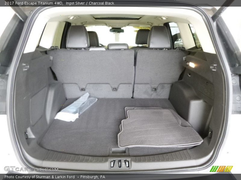 Ingot Silver / Charcoal Black 2017 Ford Escape Titanium 4WD