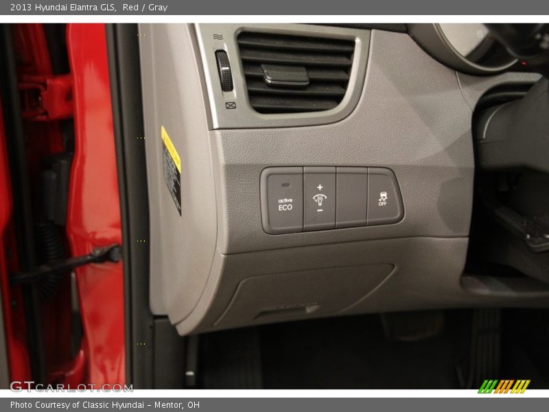 Red / Gray 2013 Hyundai Elantra GLS