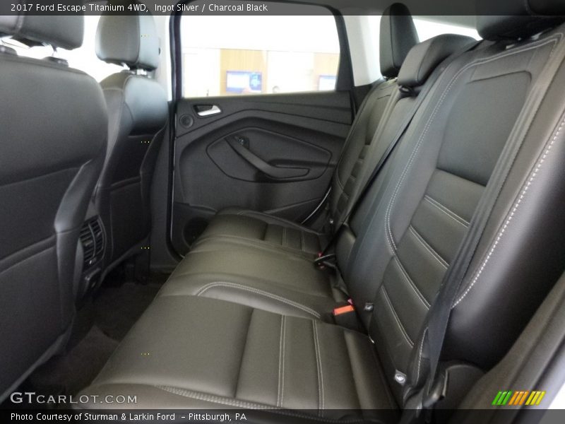 Ingot Silver / Charcoal Black 2017 Ford Escape Titanium 4WD