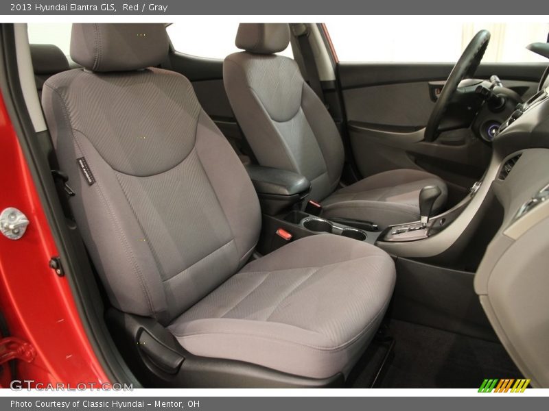 Red / Gray 2013 Hyundai Elantra GLS