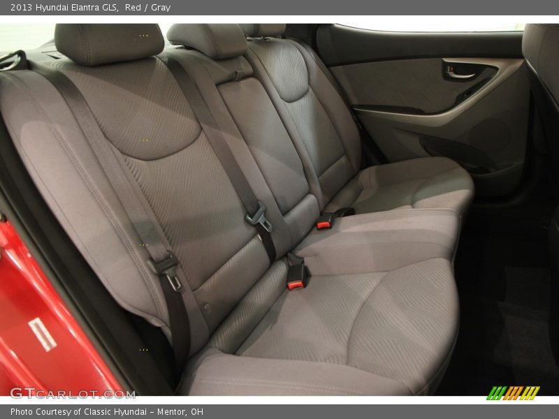 Red / Gray 2013 Hyundai Elantra GLS