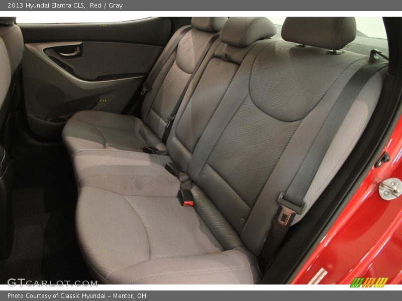 Red / Gray 2013 Hyundai Elantra GLS