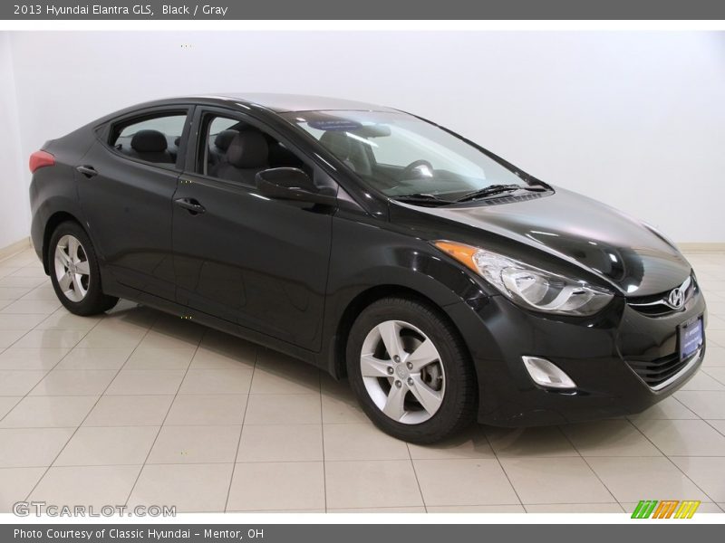 Black / Gray 2013 Hyundai Elantra GLS