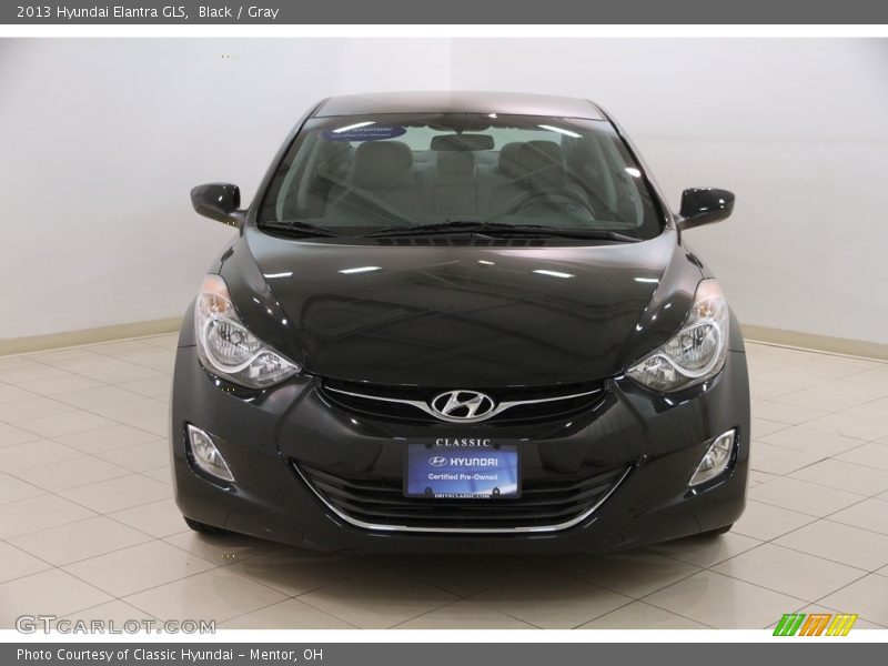 Black / Gray 2013 Hyundai Elantra GLS