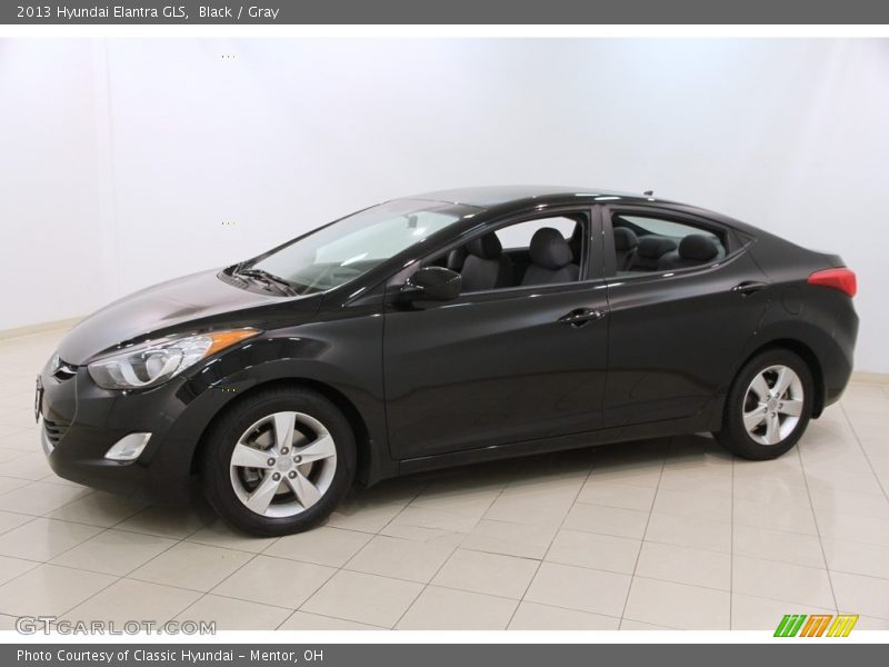 Black / Gray 2013 Hyundai Elantra GLS