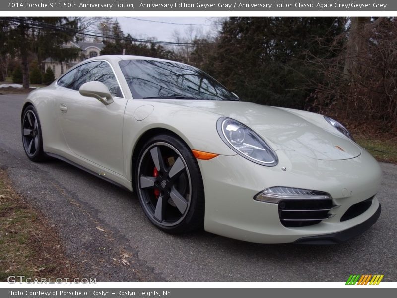 Front 3/4 View of 2014 911 50th Anniversary Edition