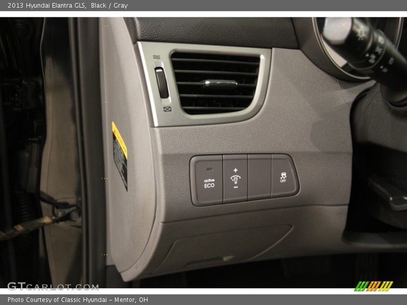 Black / Gray 2013 Hyundai Elantra GLS
