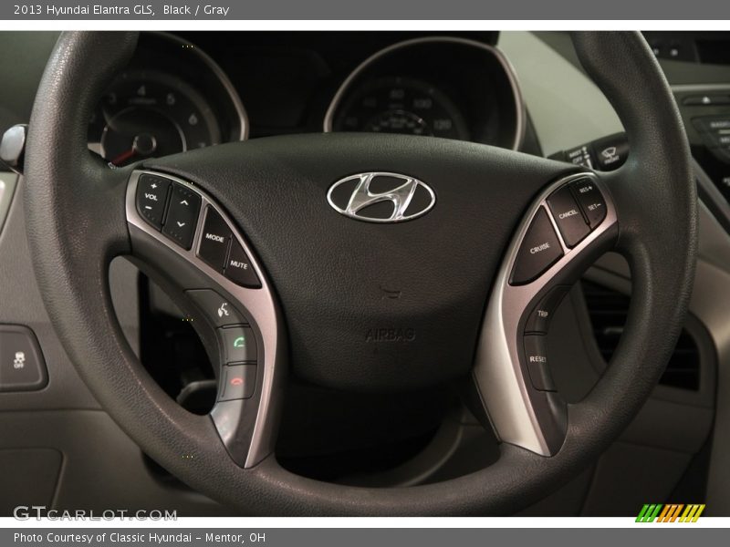 Black / Gray 2013 Hyundai Elantra GLS