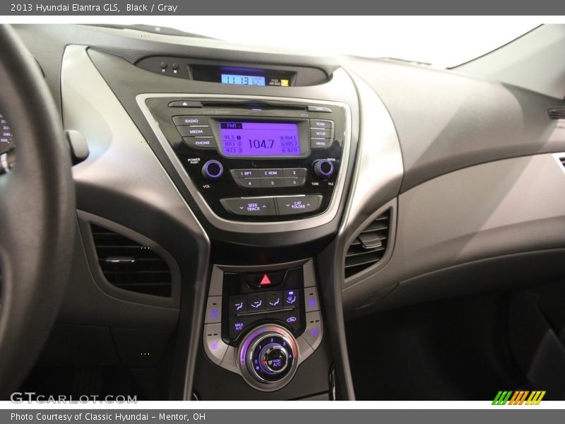 Black / Gray 2013 Hyundai Elantra GLS
