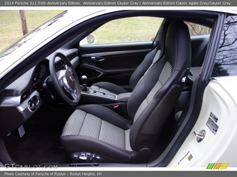 Front Seat of 2014 911 50th Anniversary Edition