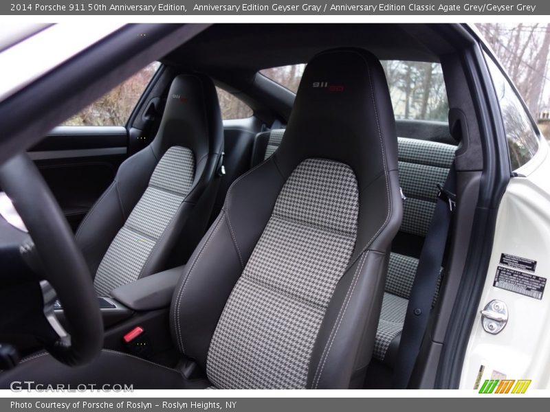 Front Seat of 2014 911 50th Anniversary Edition
