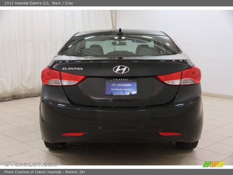 Black / Gray 2013 Hyundai Elantra GLS