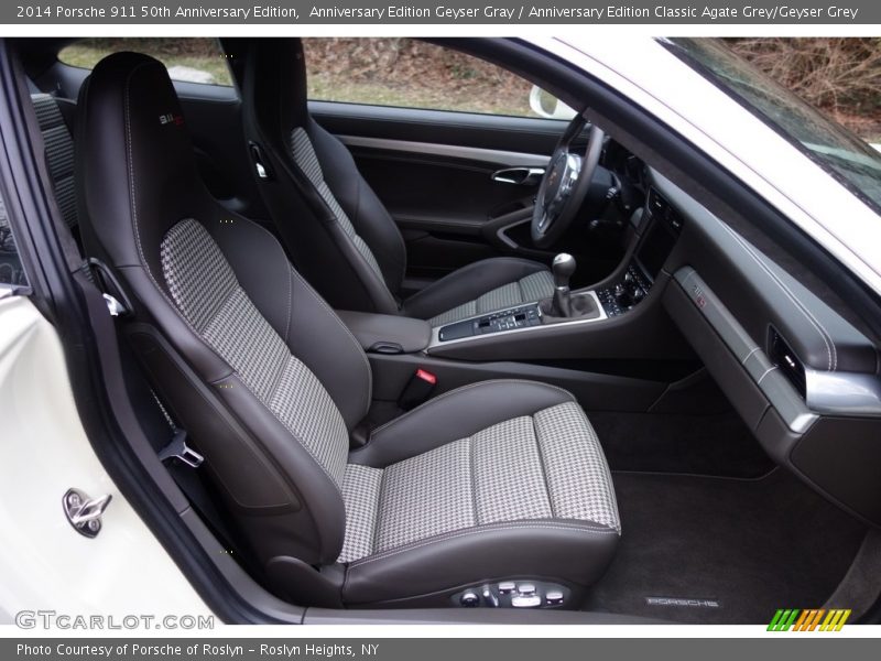 Front Seat of 2014 911 50th Anniversary Edition