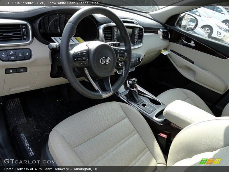  2017 Sorento EX V6 Stone Beige Interior