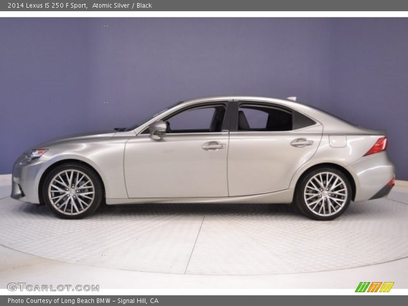 Atomic Silver / Black 2014 Lexus IS 250 F Sport