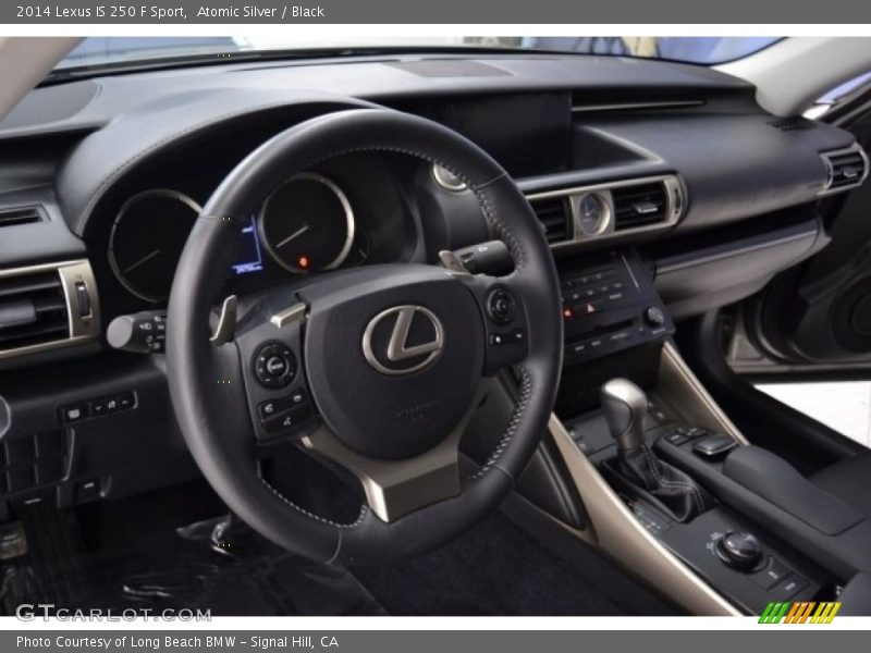 Atomic Silver / Black 2014 Lexus IS 250 F Sport