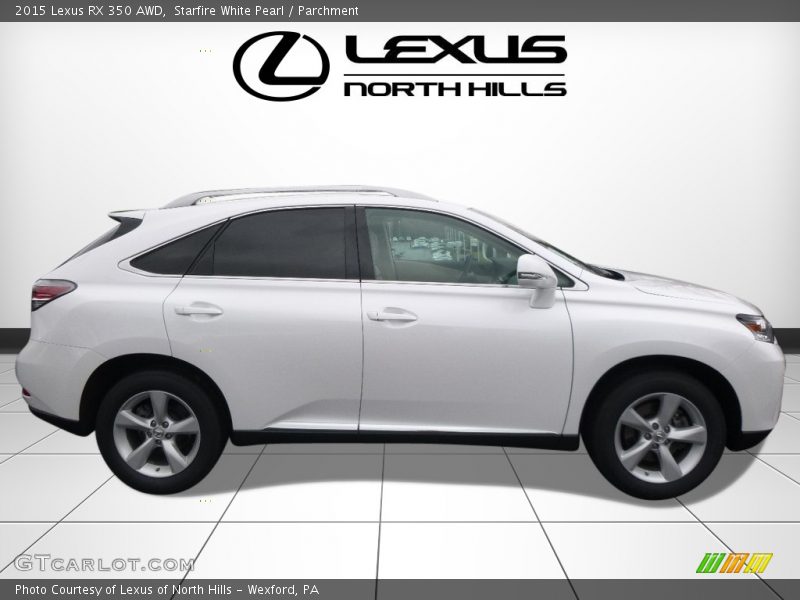 Starfire White Pearl / Parchment 2015 Lexus RX 350 AWD