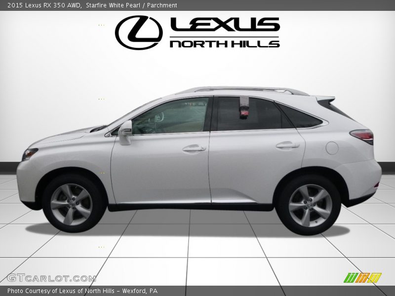 Starfire White Pearl / Parchment 2015 Lexus RX 350 AWD