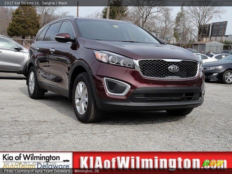 Sangria / Black 2017 Kia Sorento LX