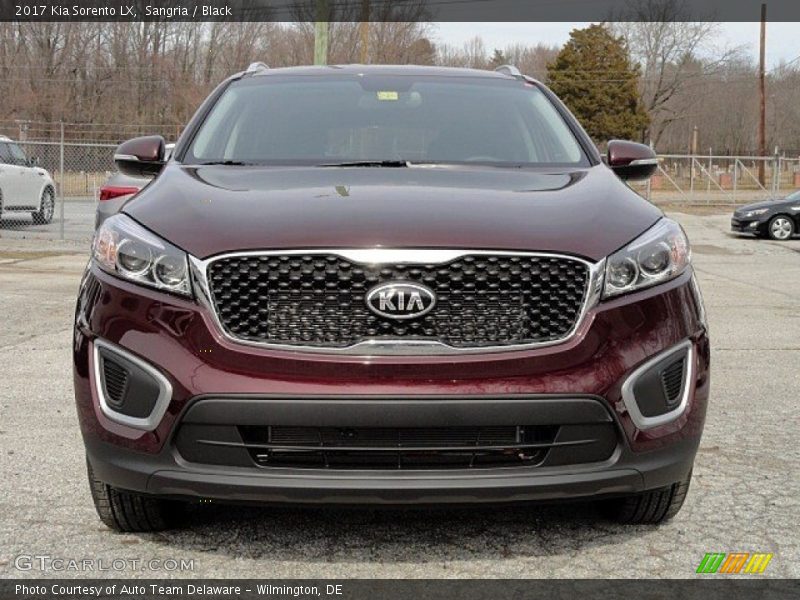 Sangria / Black 2017 Kia Sorento LX