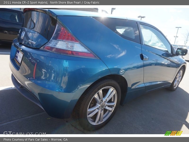 North Shore Blue Pearl / Gray Fabric 2011 Honda CR-Z Sport Hybrid