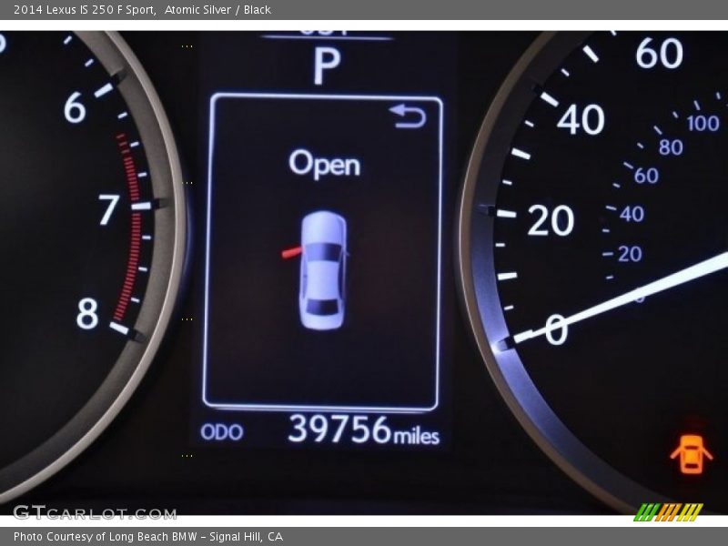 Atomic Silver / Black 2014 Lexus IS 250 F Sport