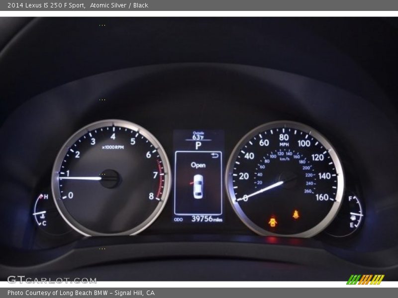 Atomic Silver / Black 2014 Lexus IS 250 F Sport