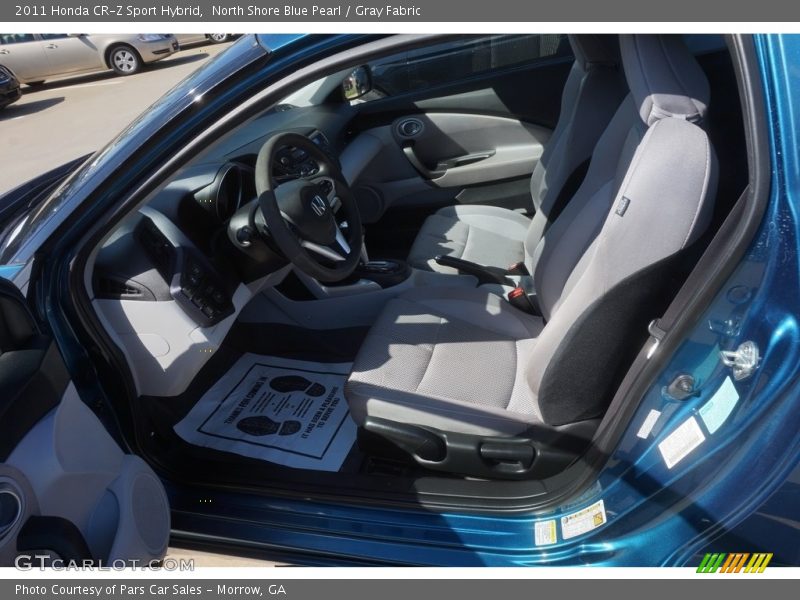 North Shore Blue Pearl / Gray Fabric 2011 Honda CR-Z Sport Hybrid