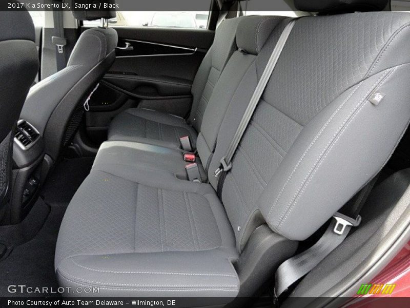 Rear Seat of 2017 Sorento LX