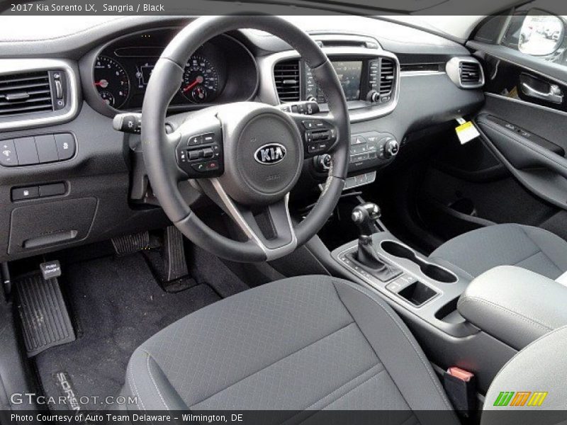  2017 Sorento LX Black Interior