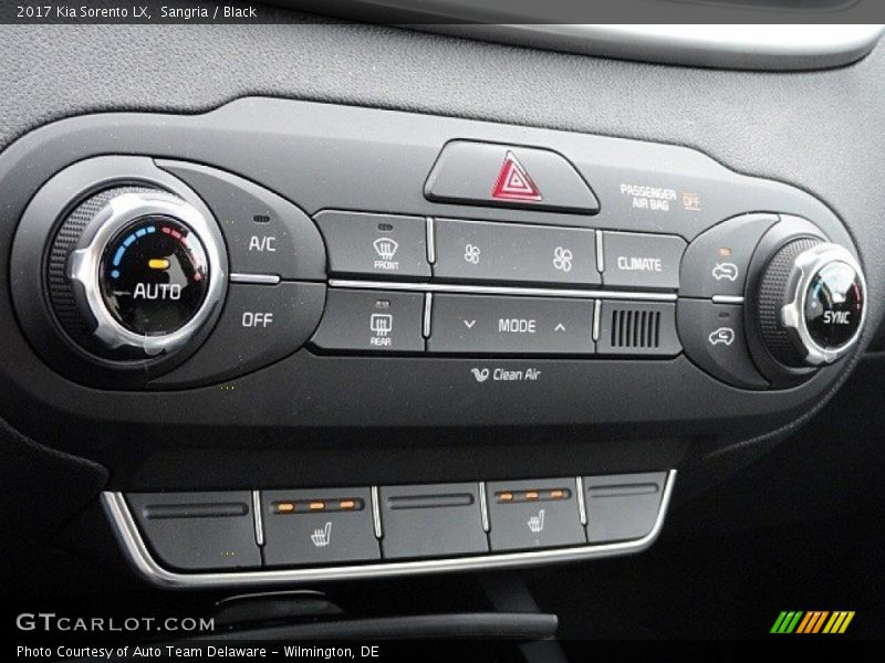 Sangria / Black 2017 Kia Sorento LX