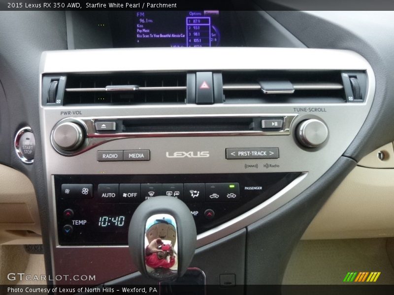 Starfire White Pearl / Parchment 2015 Lexus RX 350 AWD