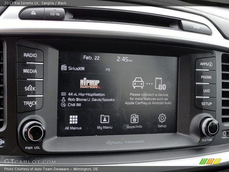 Sangria / Black 2017 Kia Sorento LX