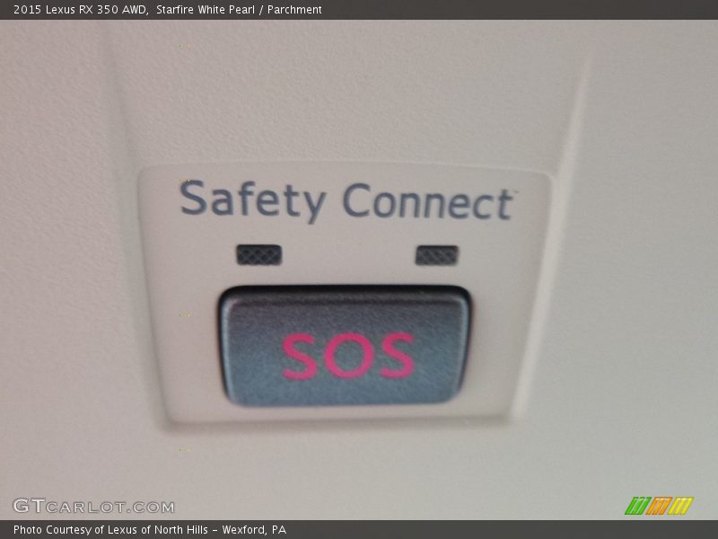 Starfire White Pearl / Parchment 2015 Lexus RX 350 AWD