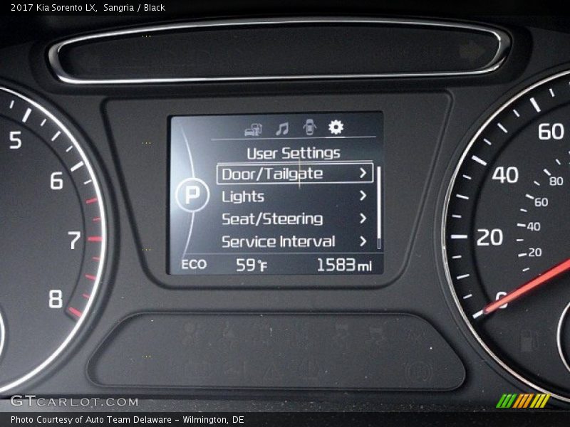 Sangria / Black 2017 Kia Sorento LX