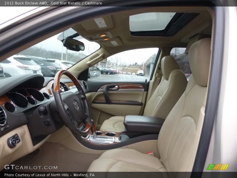Gold Mist Metallic / Cashmere 2012 Buick Enclave AWD