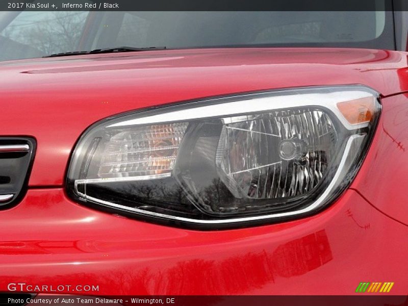 Inferno Red / Black 2017 Kia Soul +