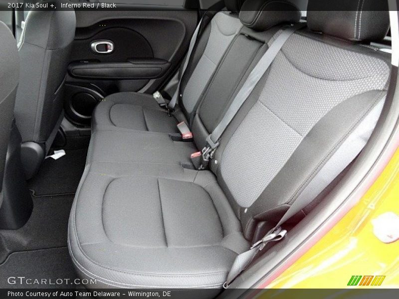 Inferno Red / Black 2017 Kia Soul +