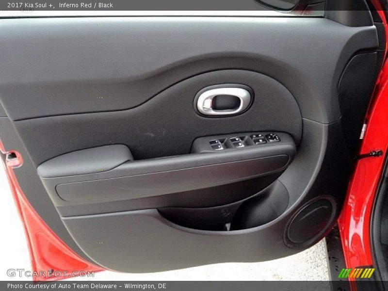 Inferno Red / Black 2017 Kia Soul +