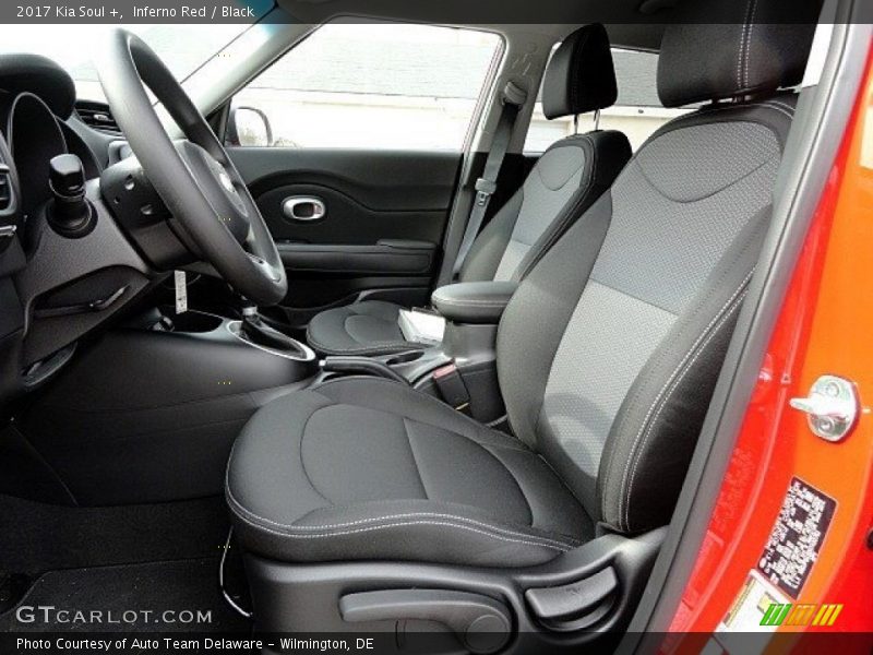 Inferno Red / Black 2017 Kia Soul +